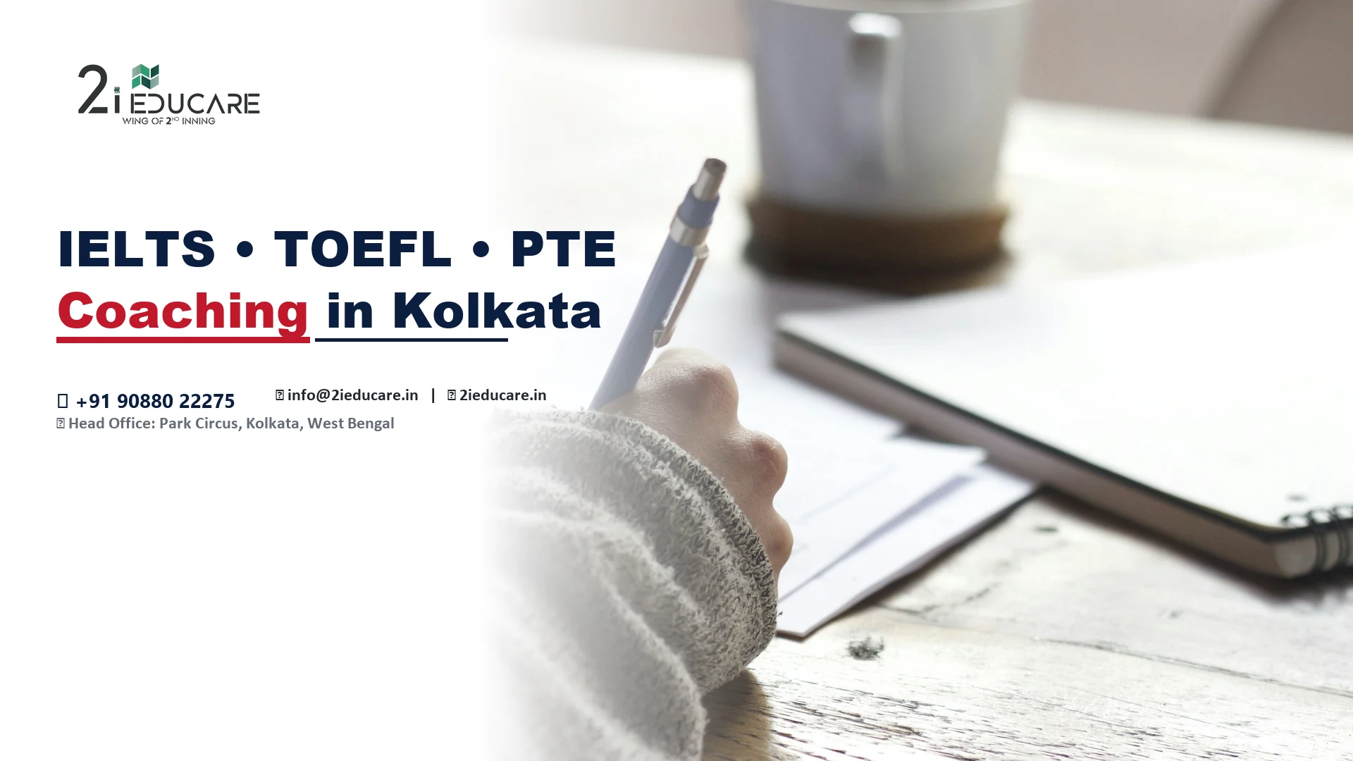 IELTS TOEFL PTE Coaching in Kolkata | Band 8+ Training